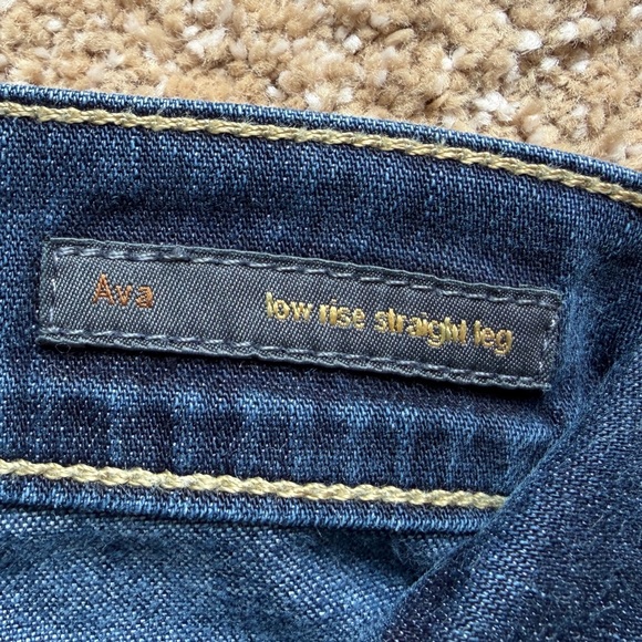 Citizens of Humanity Ava Low Rise Straight Jeans Med Wash Size 26 USA Made - Picture 14 of 16